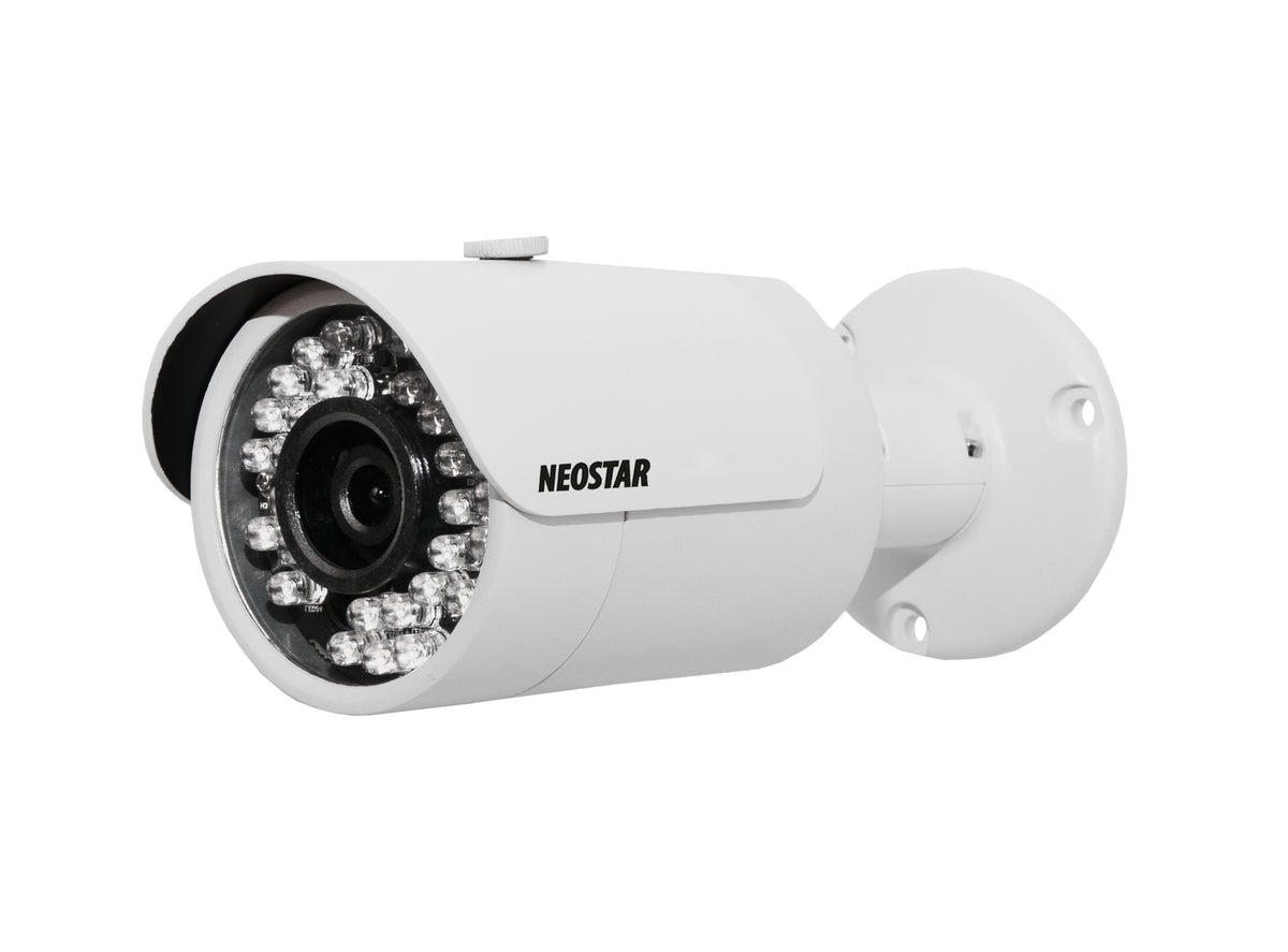NEOSTAR PRO 1.3MP IP Kamera 720p für AZpro Alarmzentrale, 4mm, Nachtsicht 30m, PoE/12V DC, IP66 – IR-CAMpro