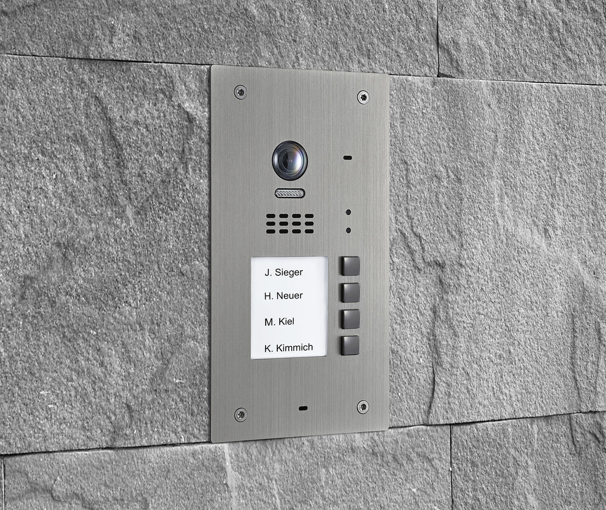 BALTER EVIDA RFID Edelstahl-Türstation – SILVER-4B BUS