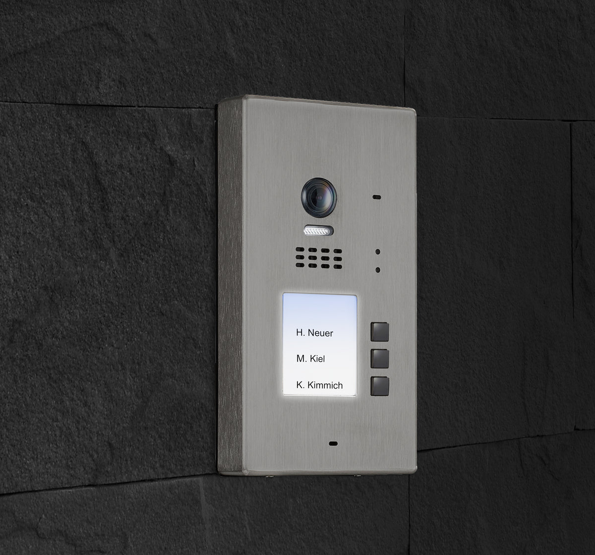 BALTER EVIDA RFID Edelstahl-Türstation – SILVER-3B-AP BUS