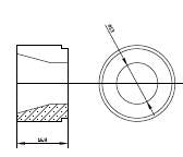 BALTER X PG Wasserdichte Verschraubung, Kunststoff, NPT 3/4" für Anschlussdosen – BCC-A07WJ