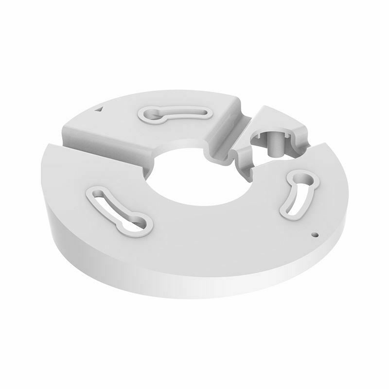 BALTER X Geineighte Dome-Kamera Deckenhalterung, D108 x 23 mm, Deckenmontage, Kunststoff, Weiß – BCC-A24TM