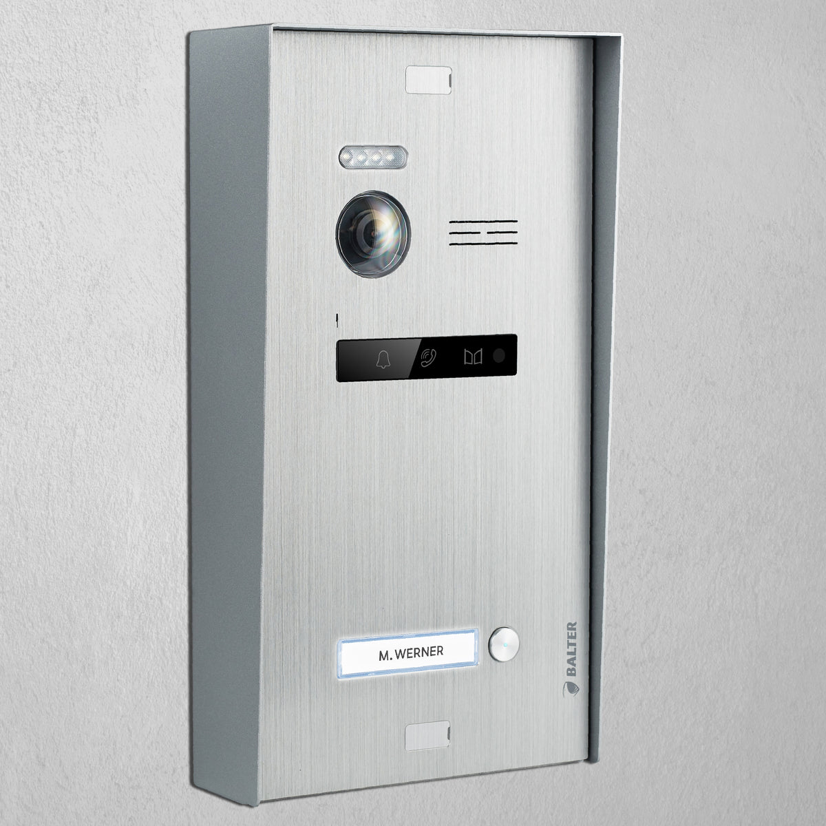 BALTER EVO Aufputzmontagehalterung / Regenschild – EVO-RC-SILVER