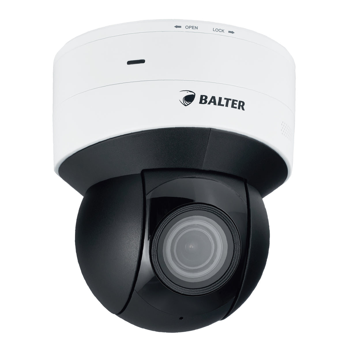 BALTER X ECO IP Mini-PTZ-Kamera mit 2.0MP, 5X Zoom, 1920x1080p, Nachtsicht 30m, WDR 120dB, Ultra H.265, VCA, 60°/Sek. Geschwi
