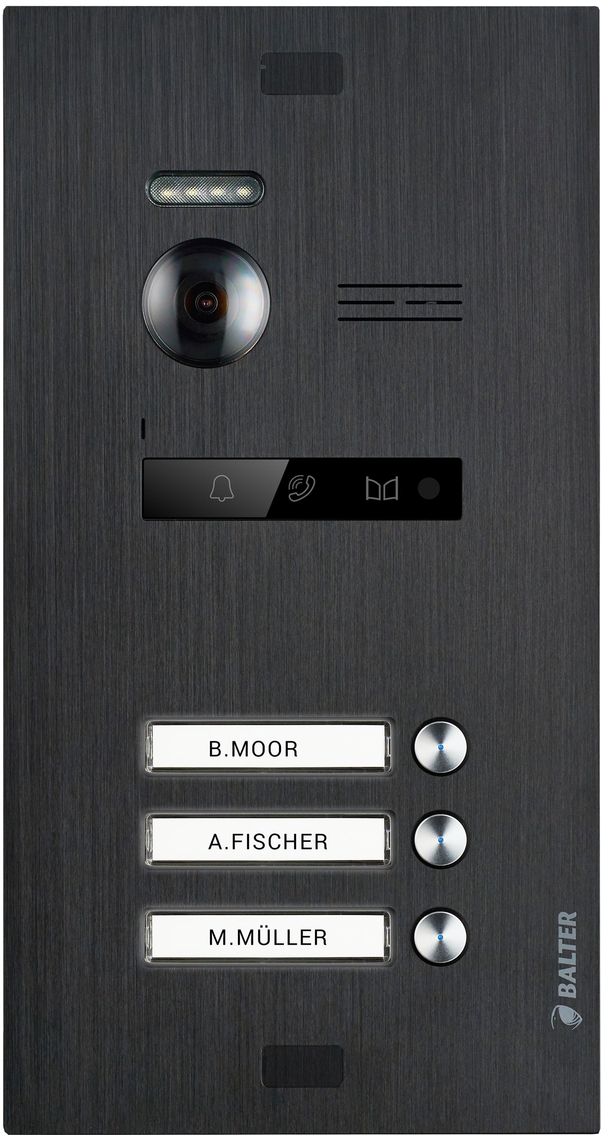BALTER EVO HD IP-Türstation – EVO-HD-BLACK-3FAM