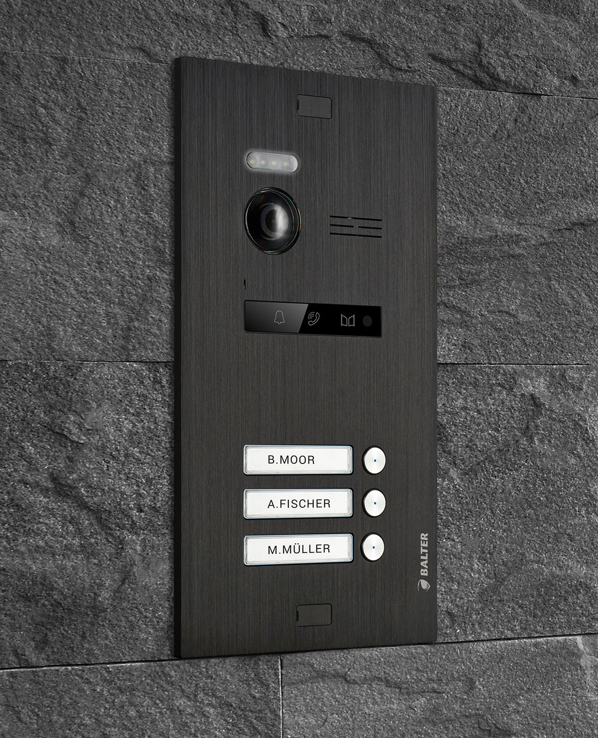 BALTER EVO HD IP-Türstation – EVO-HD-BLACK-3FAM