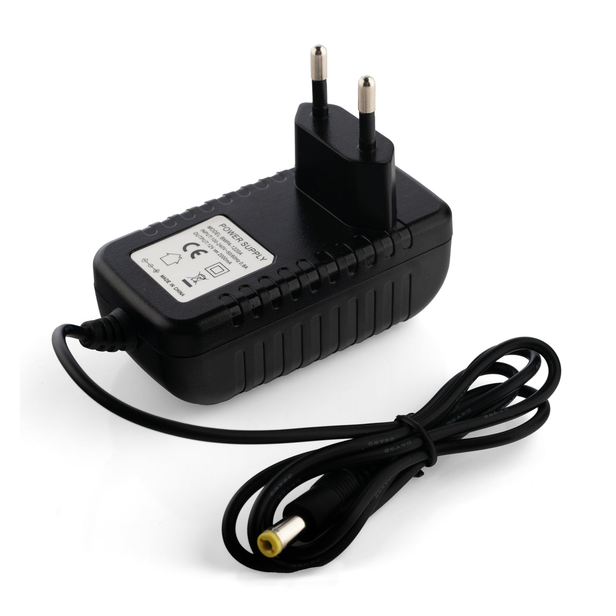 NEOSTAR Steckernetzteil 12V DC mit 2A (24 Watt) für Überwachungskameras, Innenraumbetrieb – BMPA-1220A