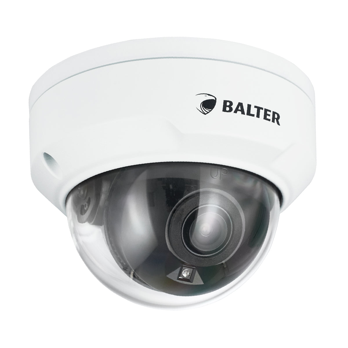 BALTER X PRO LightHunter Vandalensichere IP Dome-Kamera mit 8.0MP, 2.8mm, Nachtsicht 40m, Ultra Low Light, WDR 130dB, KI-Anal