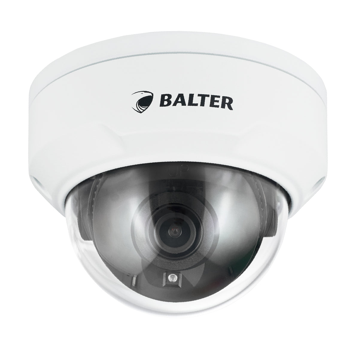 BALTER X PRO LightHunter Vandalensichere IP Dome-Kamera mit 8.0MP, 2.8mm, Nachtsicht 40m, Ultra Low Light, WDR 130dB, KI-Anal