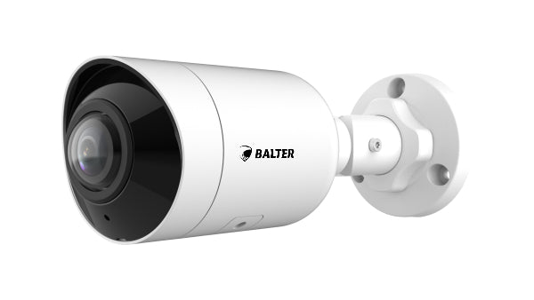 BALTER X PRO IP Fisheye Kamera mit 8 MP, 180° Weitwinkel, 3840×2160, Nachtsicht 20m, WDR 120dB, Mikrofon, IP67, PoE – IP-FE40