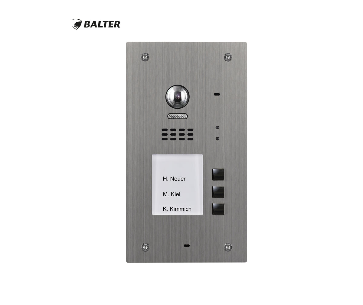 BALTER EVIDA RFID Edelstahl-Türstation – SILVER-3B BUS