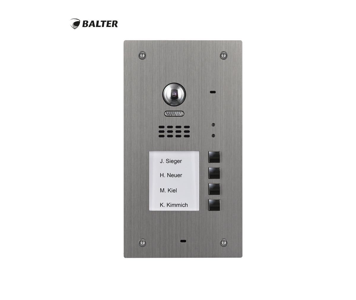 BALTER EVIDA RFID Edelstahl-Türstation – SILVER-4B BUS