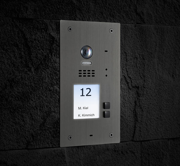 BALTER EVIDA RFID Edelstahl-Türstation – SILVER-2B BUS