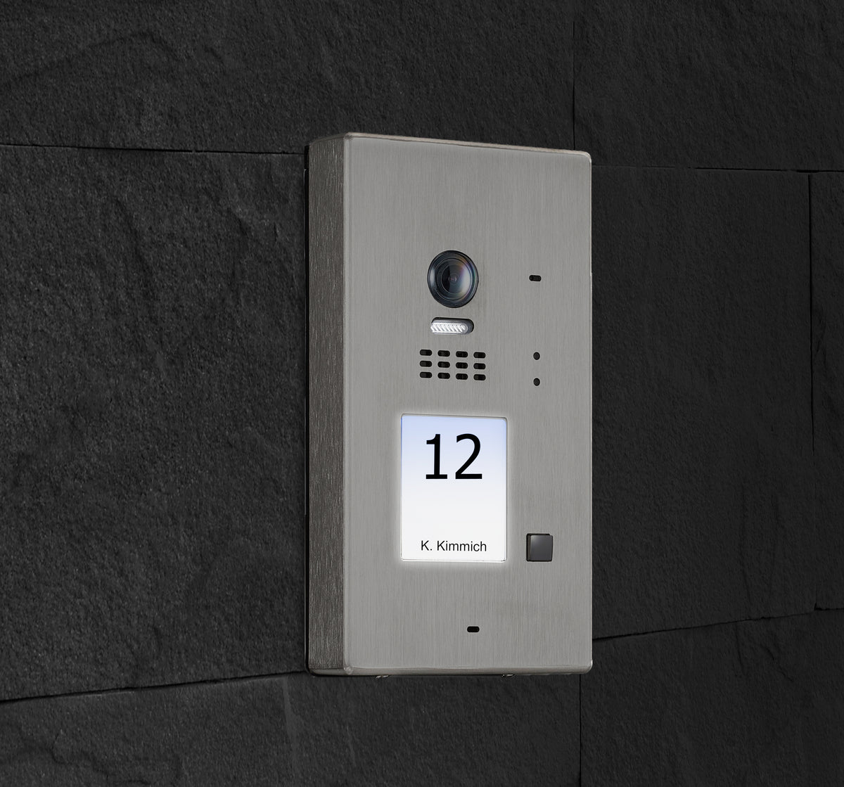 BALTER EVIDA RFID Edelstahl-Türstation – SILVER-1B-AP BUS
