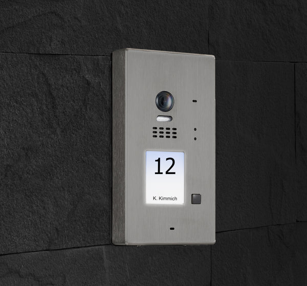 BALTER EVIDA RFID Edelstahl-Türstation – SILVER-1B-AP BUS
