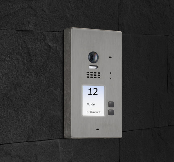 BALTER EVIDA RFID Edelstahl-Türstation – SILVER-2B-AP BUS