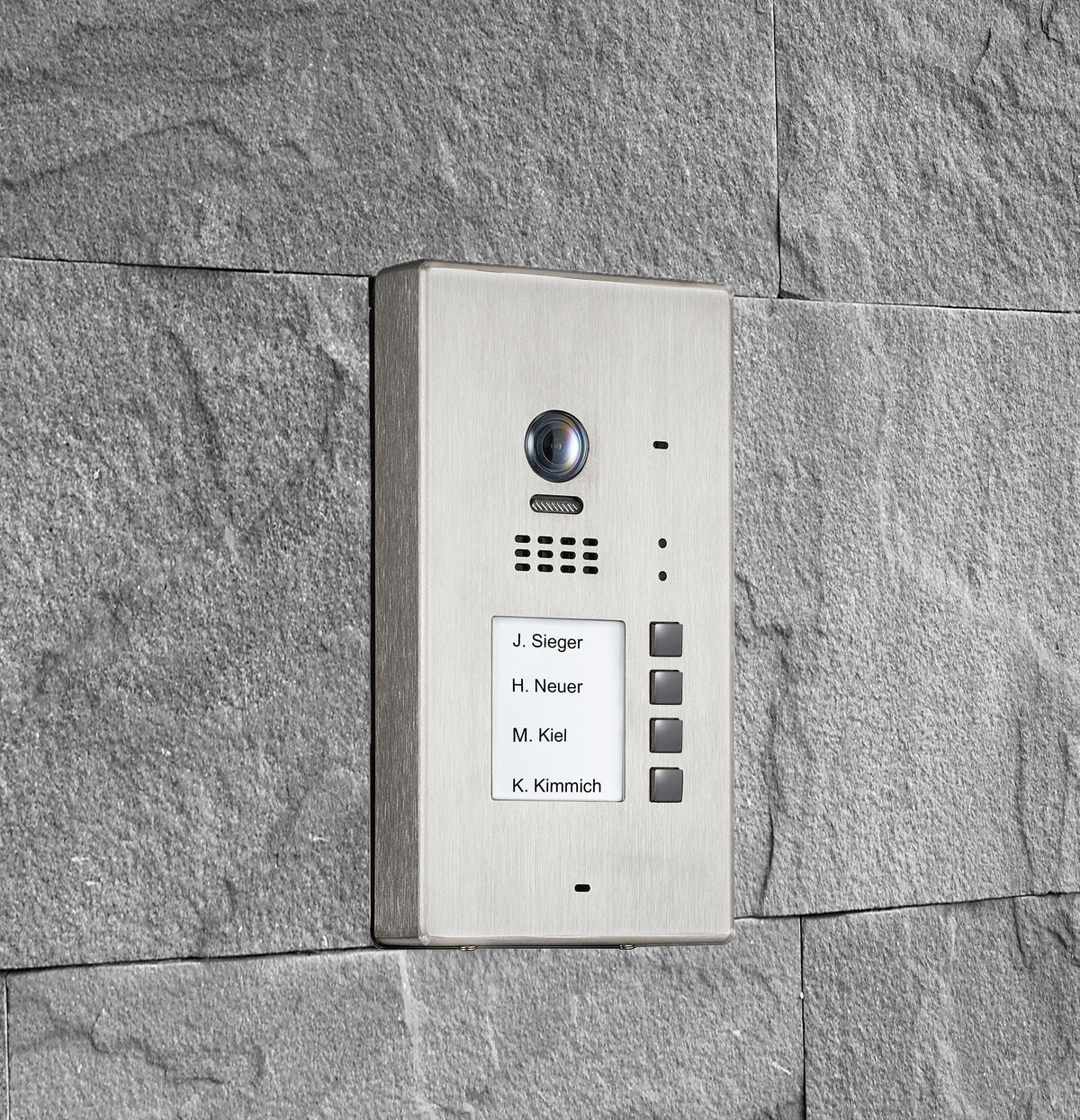 BALTER EVIDA RFID Edelstahl-Türstation – SILVER-4B-AP BUS