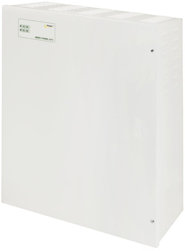 Puffer-Netzteilkasten für 16 Kameras und Platz für ein DVR / NVR, 264W Leistung, Platz für Akku, Überlastschutz, Metallgehäus