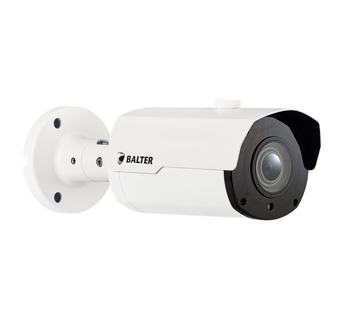 BALTER 5.0MP EXIR TVI / CVI / AHD / CVBS Außenkamera, 2.8-12mm Motorzoom, Autofokus, Nachtsicht 40m, 2560x1944p, Smart-IR, 12