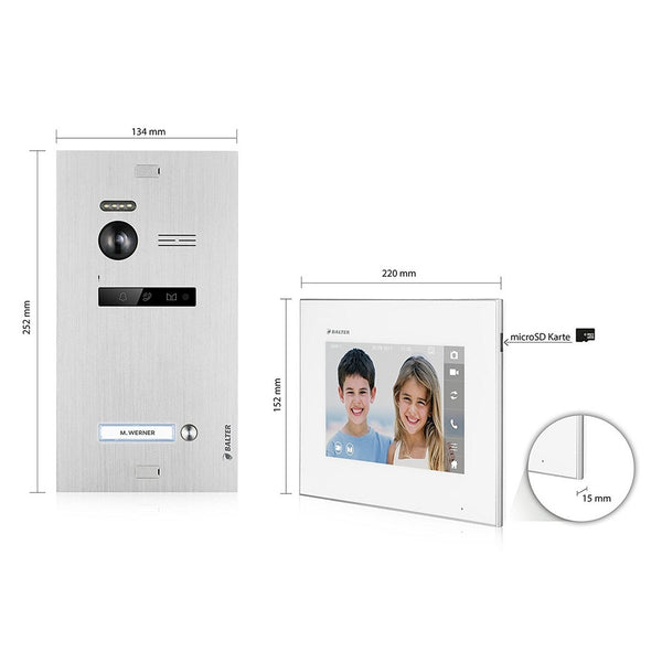 BALTER EVO 2-Draht BUS Komplettsystem – EVO-KIT-1FAM-WIFI (II)