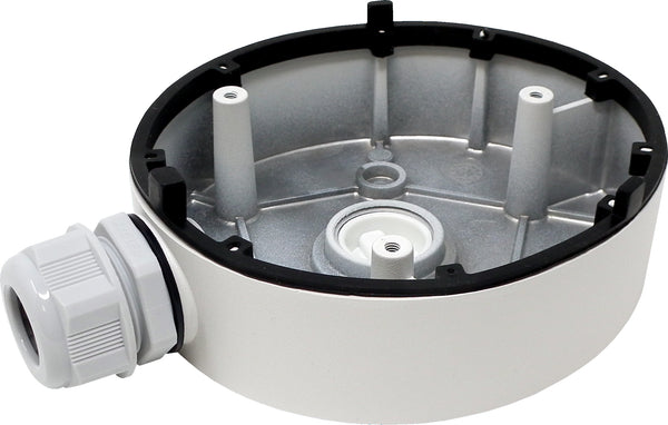 NEOSTAR Junction Box / Anschlussdose für mini Dome-Kameras wie z.B. NTI-D8007IR-PE, Aluminium – CM-JB-DOME-D46