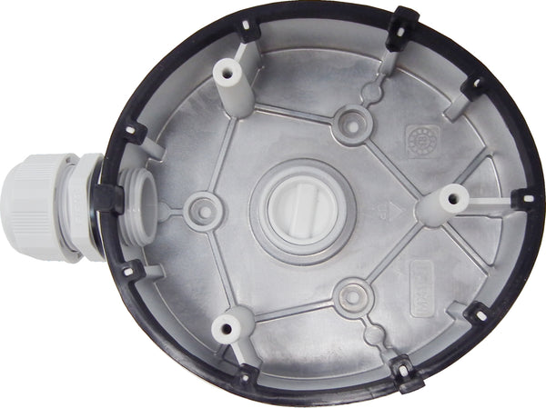 NEOSTAR Junction Box / Anschlussdose für mini Dome-Kameras wie z.B. NTI-D8007IR-PE, Aluminium – CM-JB-DOME-D46