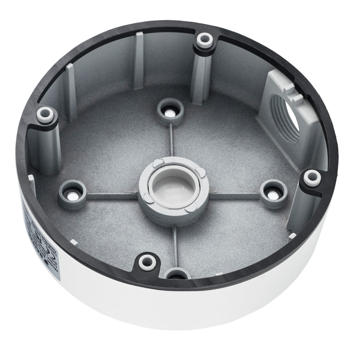 BALTER Junction Box für vandalensichere IP Dome-Kameras: IP-D1543VRi, IP-D1843VRi und HD-DP5141R – BAL-JBD1125W