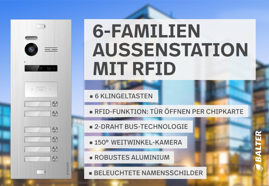 BALTER EVO Türstation – EVO-6FAM-RFID