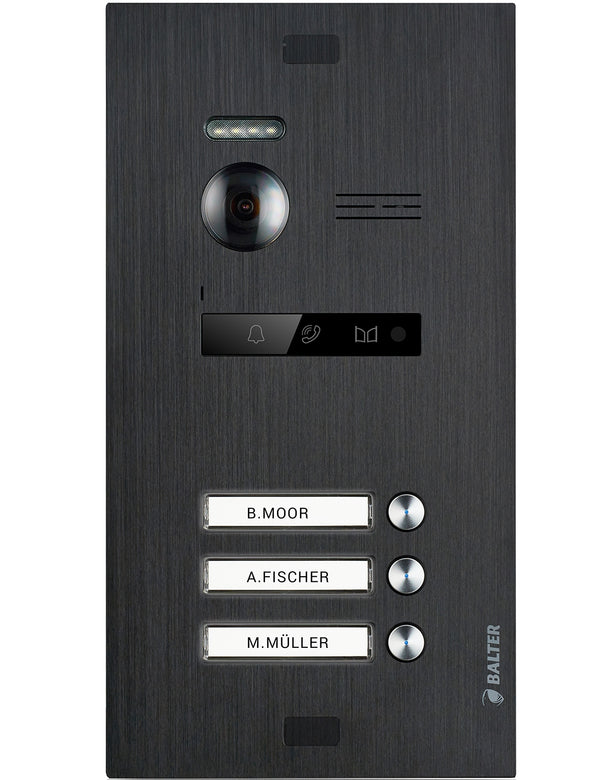 BALTER EVO Türstation – EVO-BLACK-3FAM