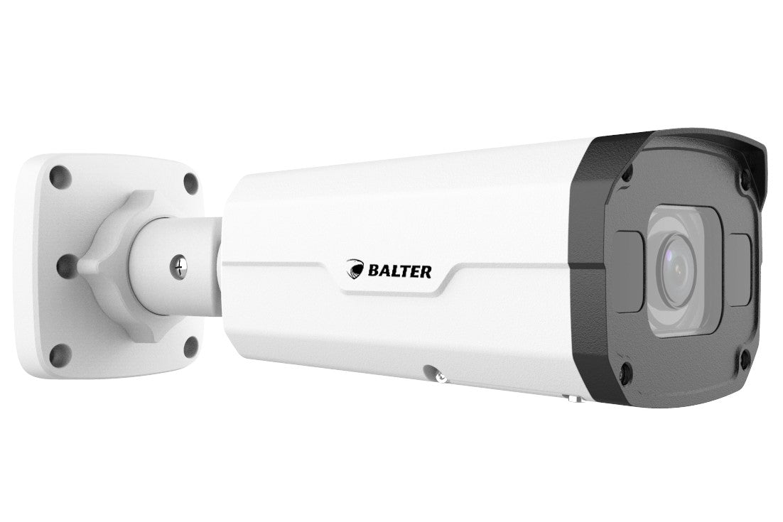 BALTER X PRO NightHawk IP Außenkamera mit 8.0MP, 2.8-12mm Motorzoom, AutoFocus, Nachtsicht 50m, Ultra Low Light, WDR 120dB, D