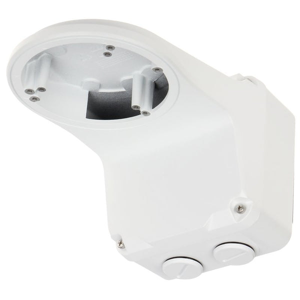 BALTER X Wandhalterung mit Anschlussdose / Junction Box für mini Dome-Kameras, Aluminium, Weiß – BCC-A03WMJB