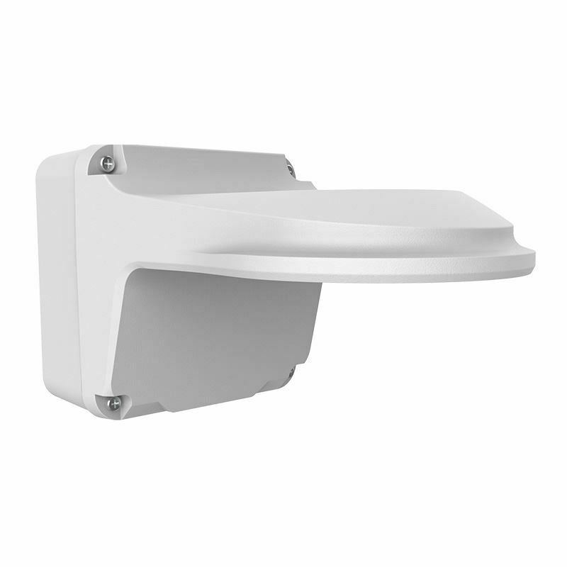 BALTER X Wandhalterung mit Anschlussdose / Junction Box für mini Dome-Kameras, Aluminium, Weiß – BCC-A03WMJB