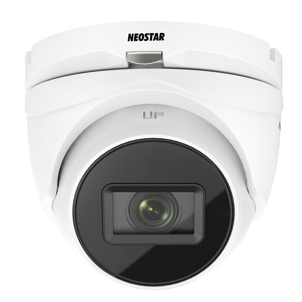 NEOSTAR 8.0MP 4K UHD EXIR TVI / CVI / AHD / CVBS Eyeball-Kamera, 3840x2160p, 2.7-13.5mm Motorzoom, Auto-Fokus, Nachtsicht 60m