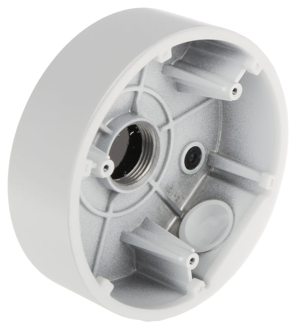 BALTER X  Anschlussdose / Junction Box für ECO mini Eyeball Kameras mit Fixbrennweite, D117 x 36 mm, Aluminium, Weiß – BCC-A2