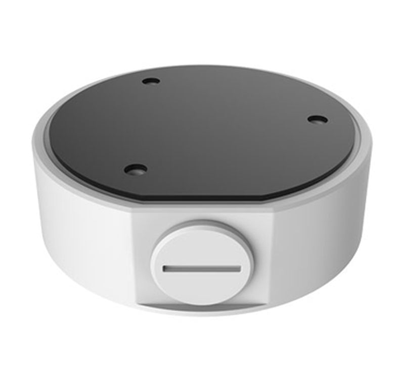 BALTER X  Anschlussdose / Junction Box für ECO mini Eyeball Kameras mit Fixbrennweite, D117 x 36 mm, Aluminium, Weiß – BCC-A2