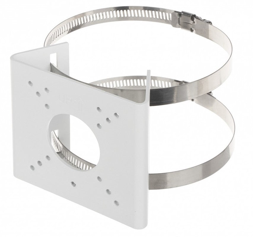 BALTER X Masthalterung für Außenkameras, Junction Boxen und PTZ-Kameras, 127 x 136 x 62.5 mm, Aluminium, Weiß – BCC-A22PM