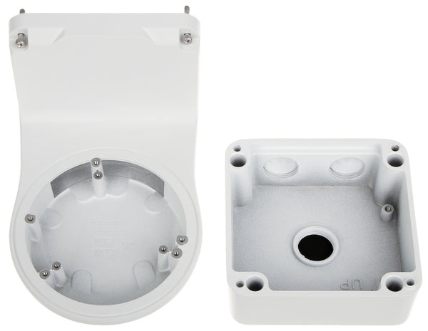 BALTER X Wandhalterung mit Anschlussdose / Junction Box für PRO Dome-Kameras mit Vario- und Motorzoom-Objektiven, 125 x 125 x
