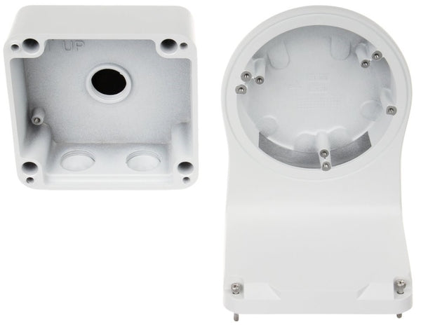 BALTER X Wandhalterung mit Anschlussdose / Junction Box für PRO Dome-Kameras mit Vario- und Motorzoom-Objektiven, 125 x 125 x