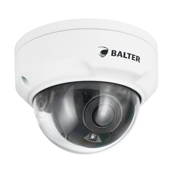 BALTER X PRO NightHawk Vandalensichere IP Dome-Kamera mit 8.0MP, 2.8mm, Nachtsicht 50m, Ultra Low Light, WDR 120dB, Deep Lear