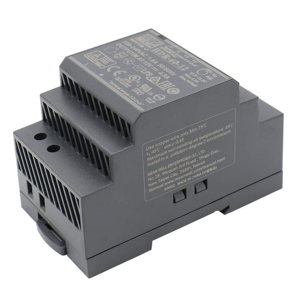 Hutschienen-Netzteil HDR 24V DC, 60 Watt, 2.5A Netzteil auf die DIN-Schiene – HDR-60-24