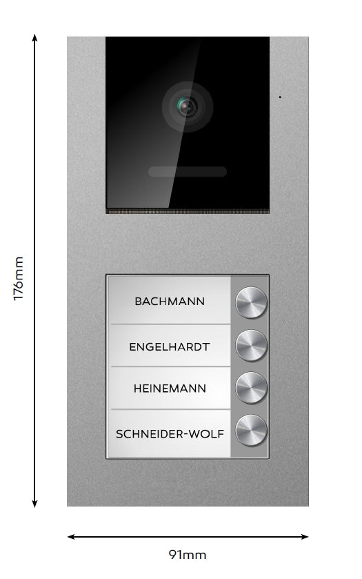 BALTER EVO Aufputz-Türstation – EVO-AP-3FAM