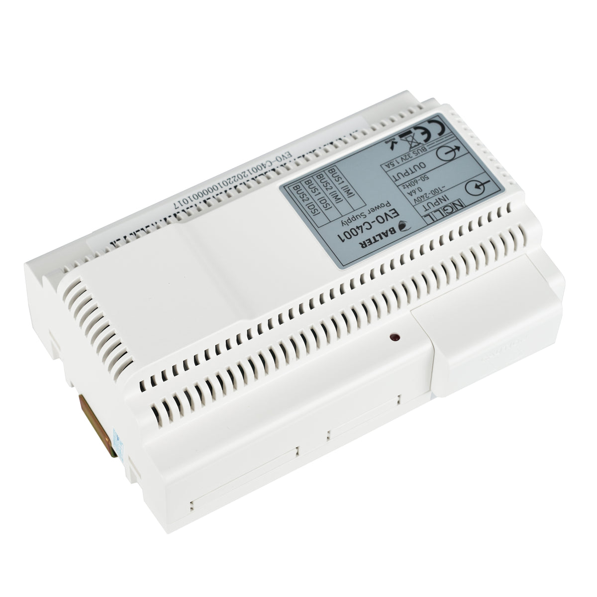 BALTER EVO Hauptstromverteiler, 2-Draht BUS Technologie, Stromversorgung für EVO Monitore und Türstationen – EVO-C4001