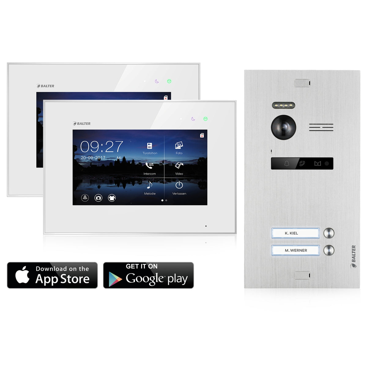 BALTER EVO 2-Draht BUS Komplettsystem – EVO-KIT-2FAM-WIFI (II)