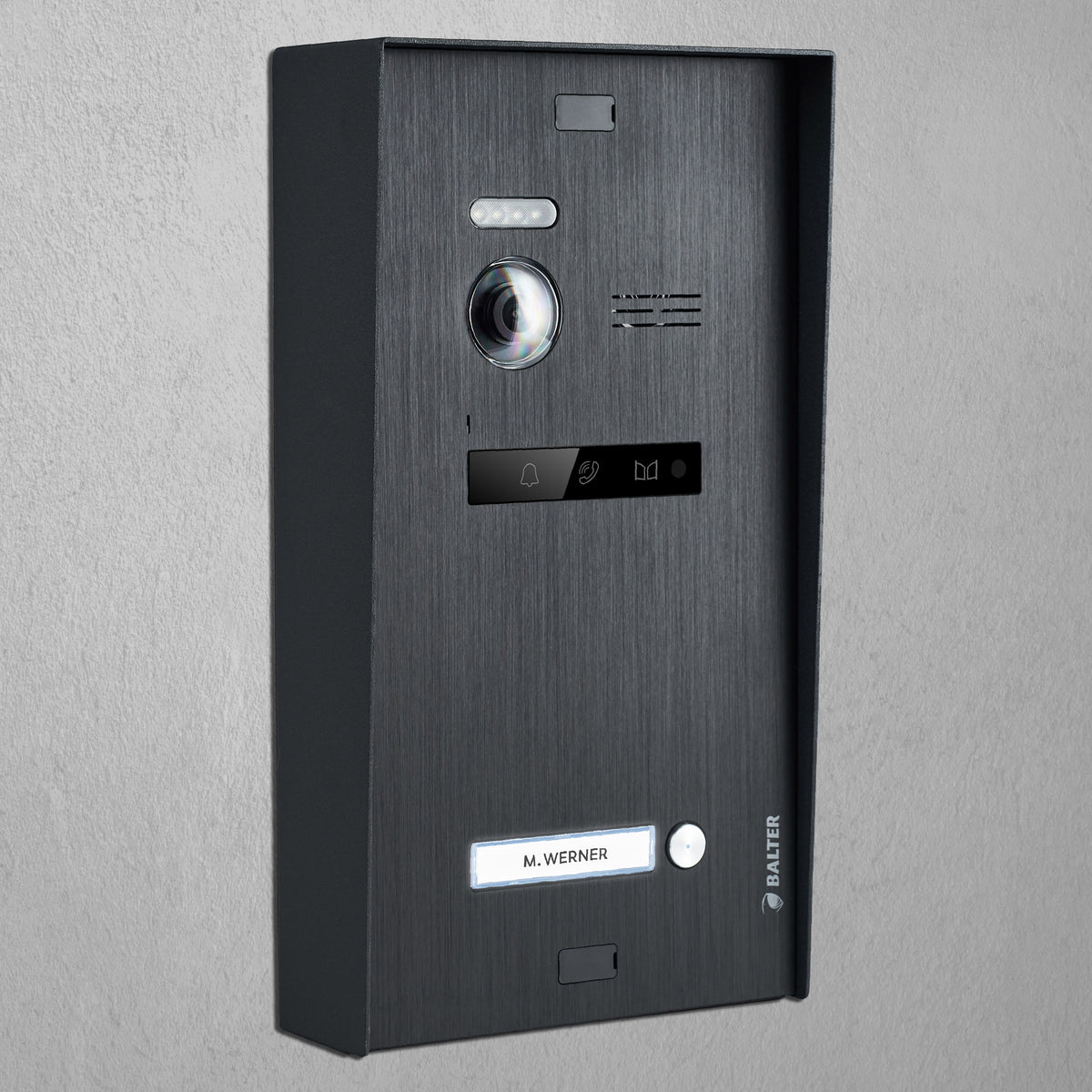 BALTER EVO Aufputzmontagehalterung / Regenschild – EVO-RC-BLACK