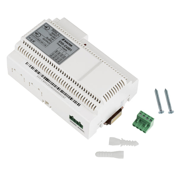 BALTER EVO Hauptstromverteiler, 2-Draht BUS Technologie, Stromversorgung für EVO Monitore und Türstationen – EVO-C4001