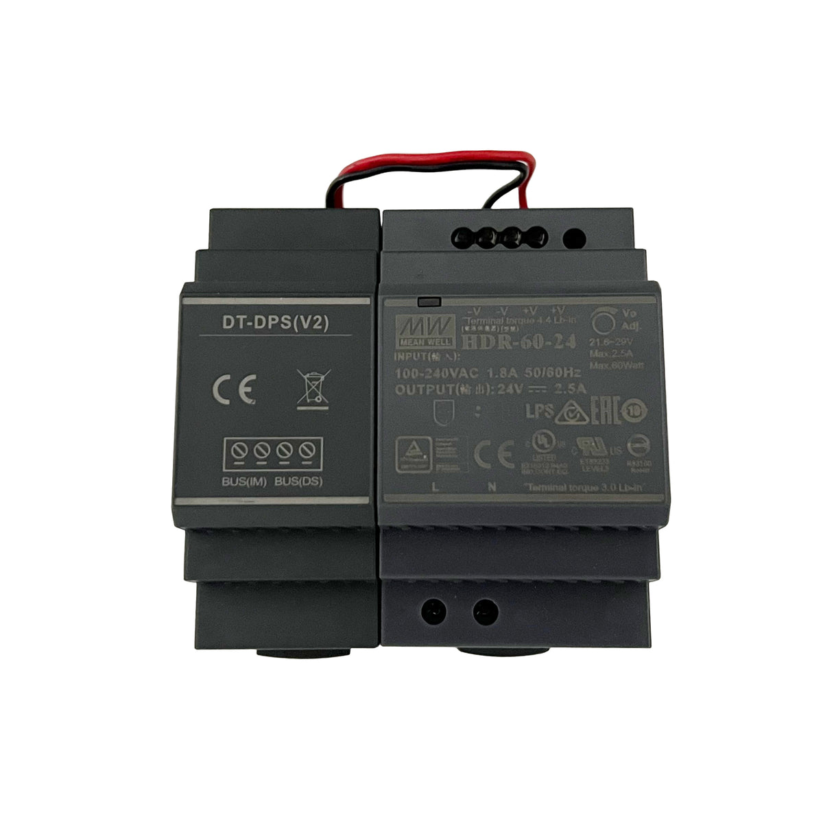 BALTER Hauptstromverteiler, 2-Draht BUS Technologie, Stromversorgung für bis zu 6 Monitore und 2 Türstationen – BUS-C6002H