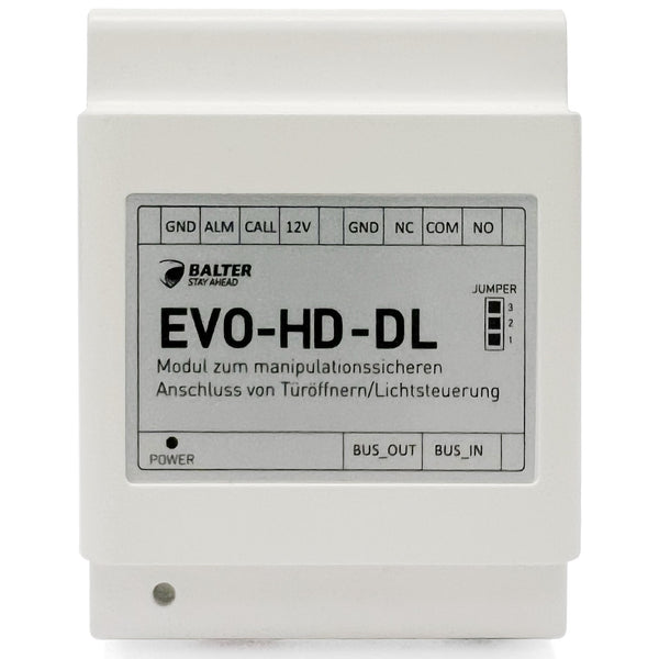BALTER EVO HD Türöffner Modul, IP über 2-Draht BUS Technologie, Türöffner Steuereinheit für extra Sicherheit, Manipulationssi
