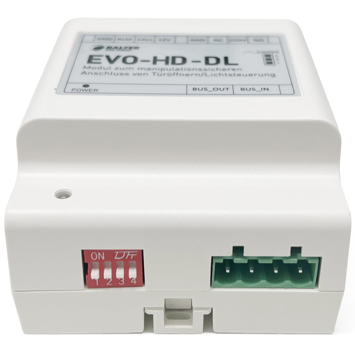 BALTER EVO HD Türöffner Modul, IP über 2-Draht BUS Technologie, Türöffner Steuereinheit für extra Sicherheit, Manipulationssi