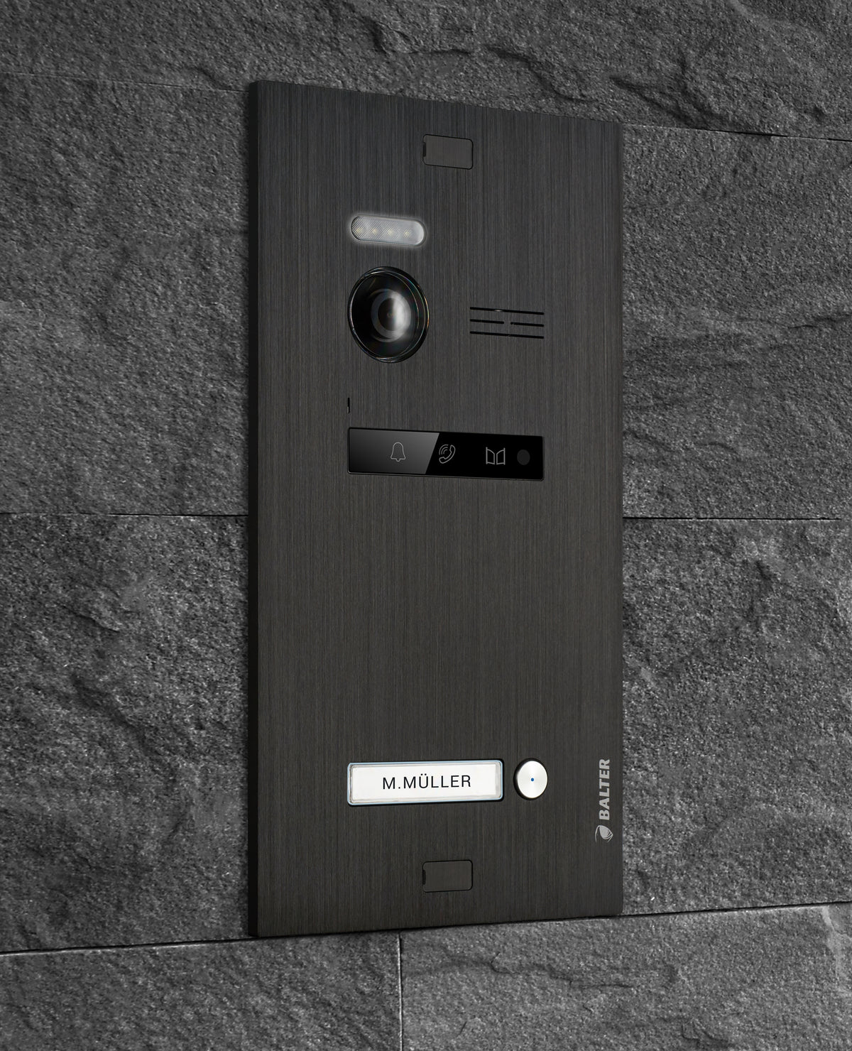 BALTER EVO HD IP-Türstation – EVO-HD-BLACK-1FAM