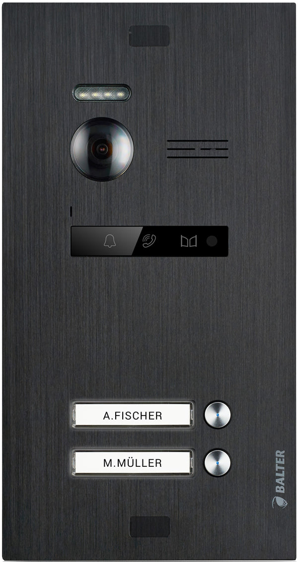BALTER EVO HD IP-Türstation – EVO-HD-BLACK-2FAM