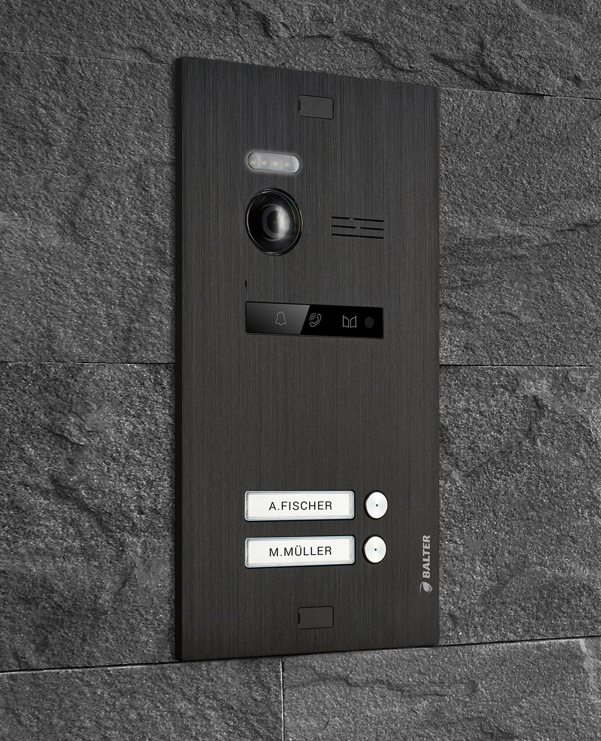 BALTER EVO HD IP-Türstation – EVO-HD-BLACK-2FAM